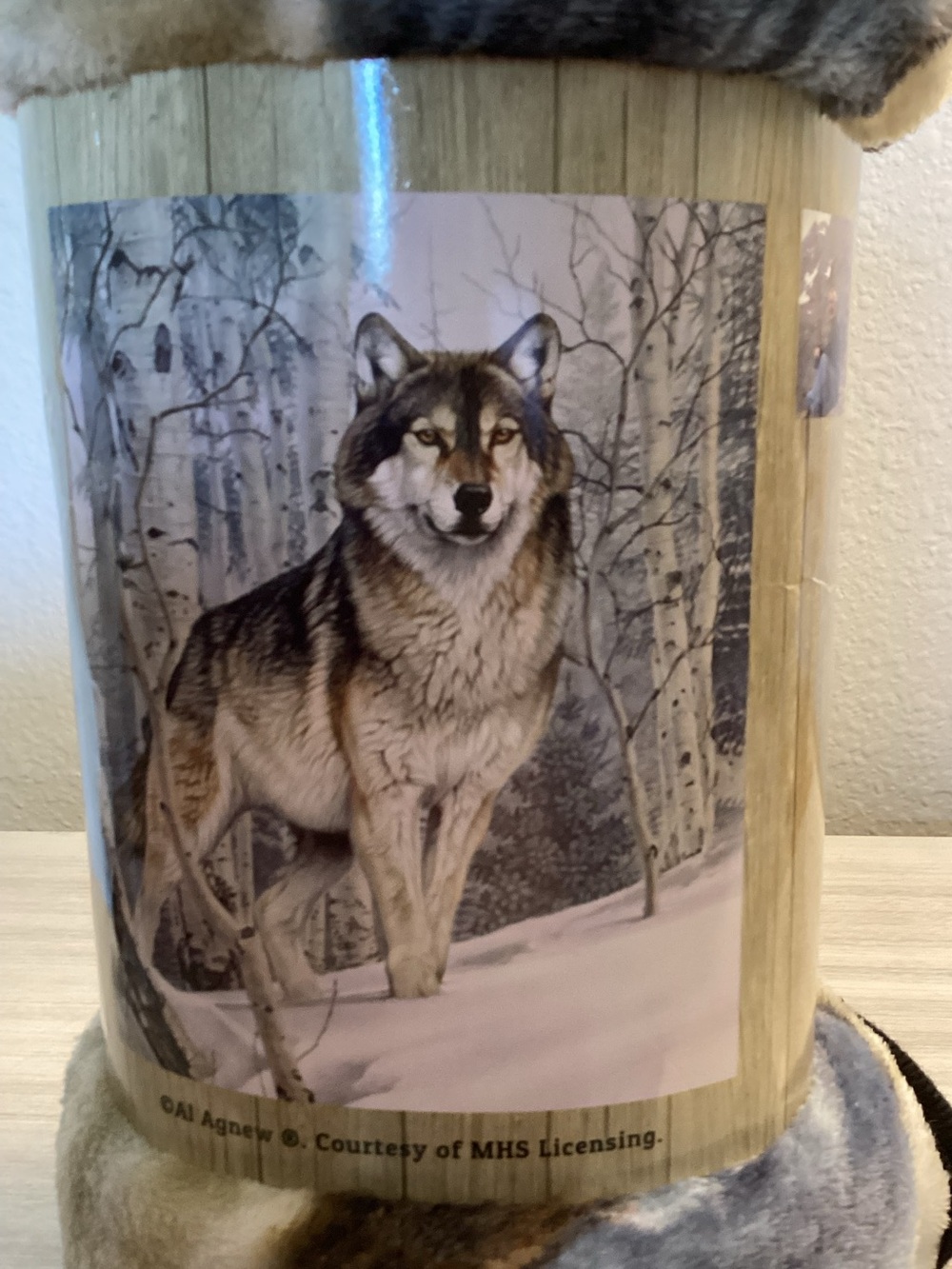 Wolf Soft Throw Blanket 50 X 60 - NEW